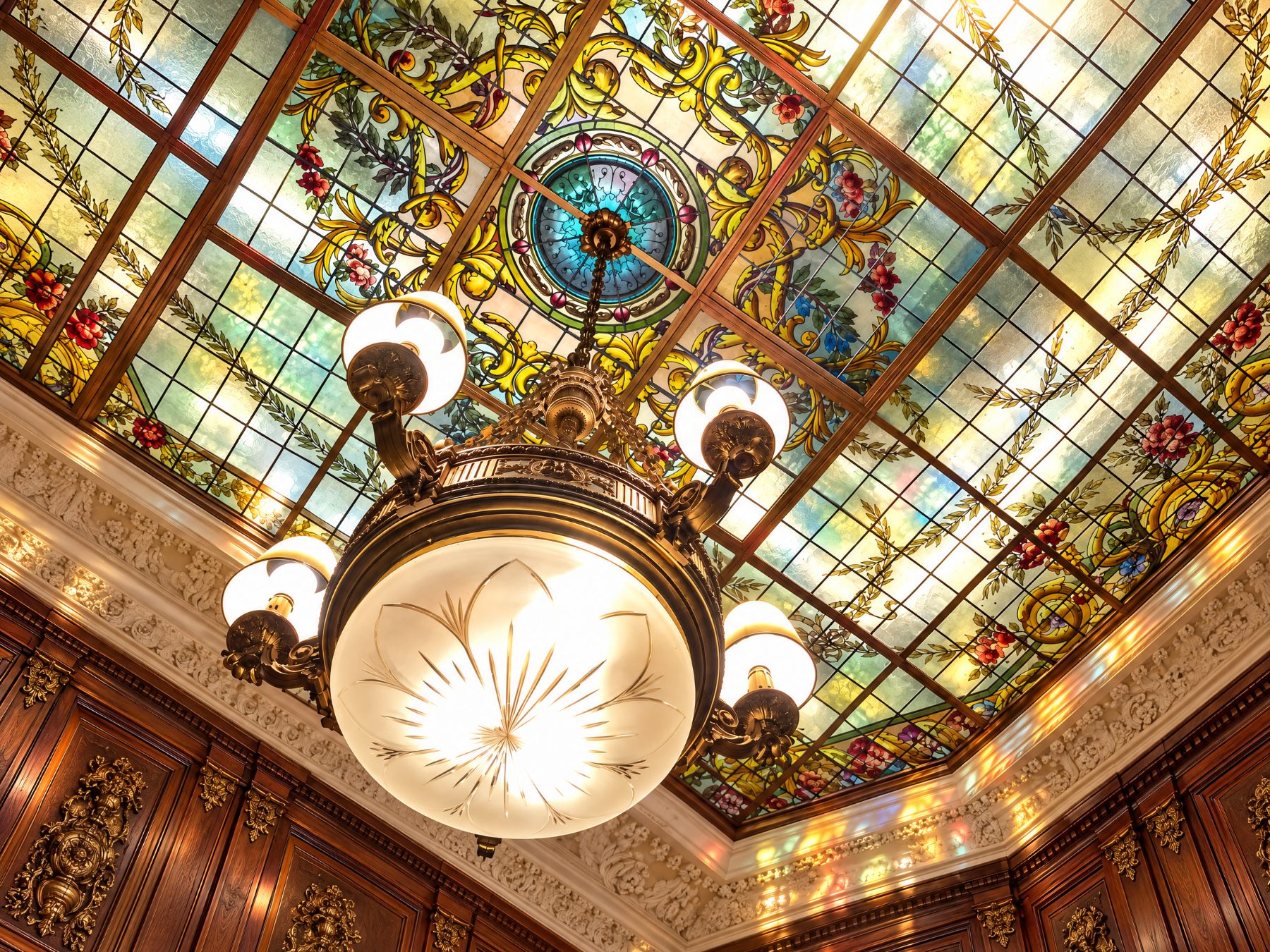 Detalle del vitral